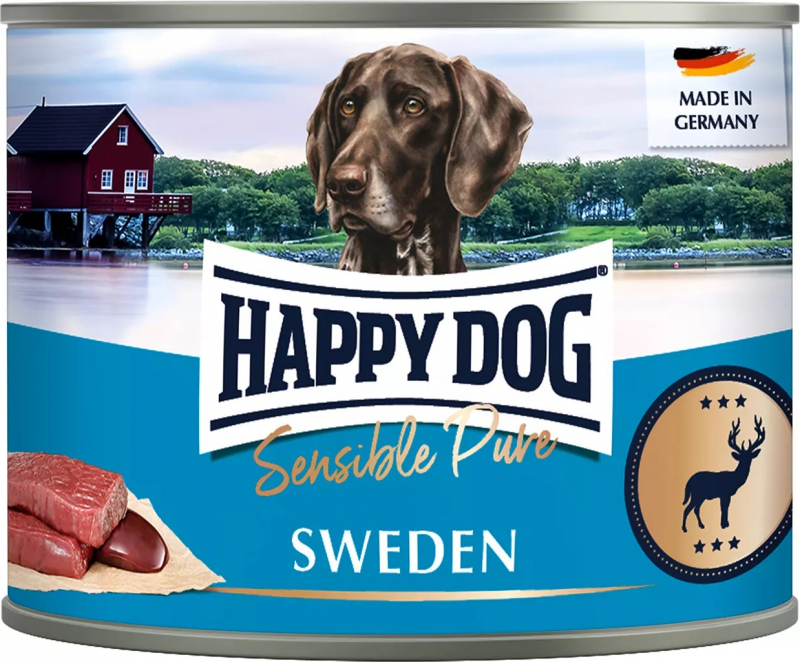 Pâtée Happy Dog Sensible Pure Sweden - Pure Gibier pour chien adulte
