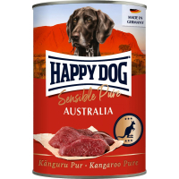 Pâtée Happy Dog 100% Kangourou pour chien adulte - 400g