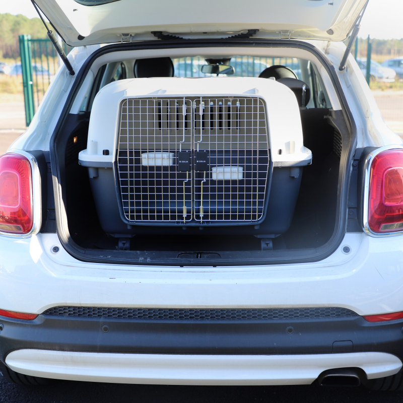 Cage de transport avec roulettes et séparateur pour chien Zolia Bonnie - Conforme aux normes IATA