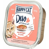Happy Cat Duo Patées Volaille pour chat - 3 saveurs disponibles