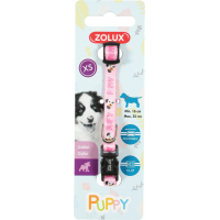 Collier nylon réglable chiot Puppy Mascotte - rose