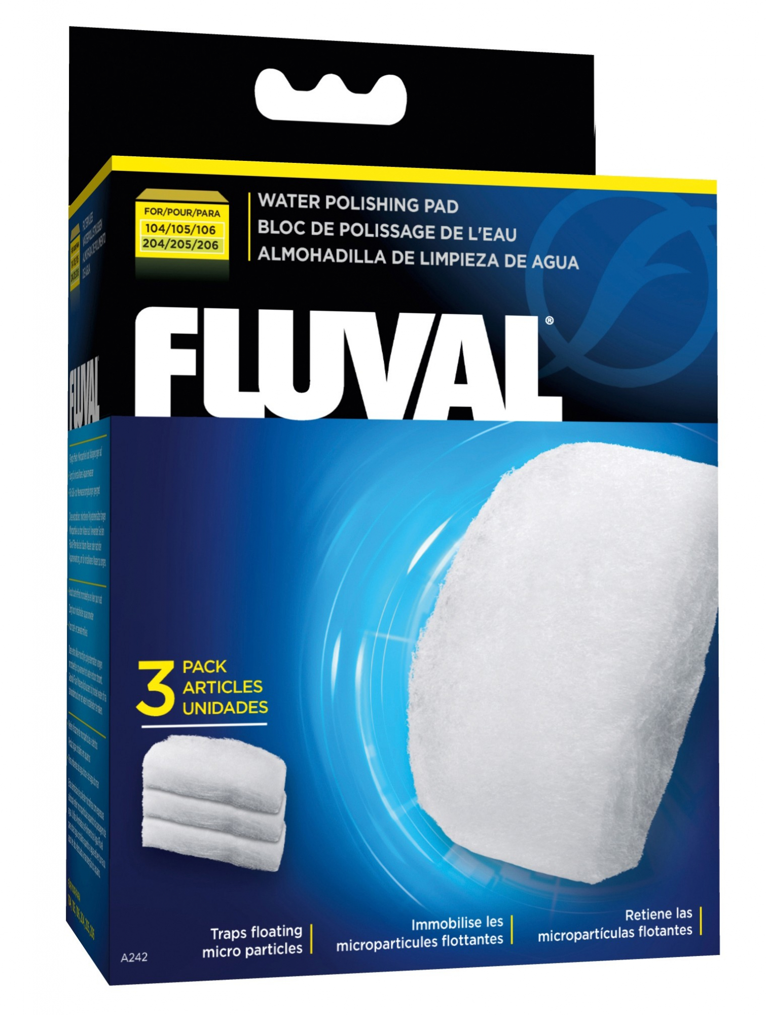 Lana para filtro FLUVAL - almohadilla para el pulido del agua