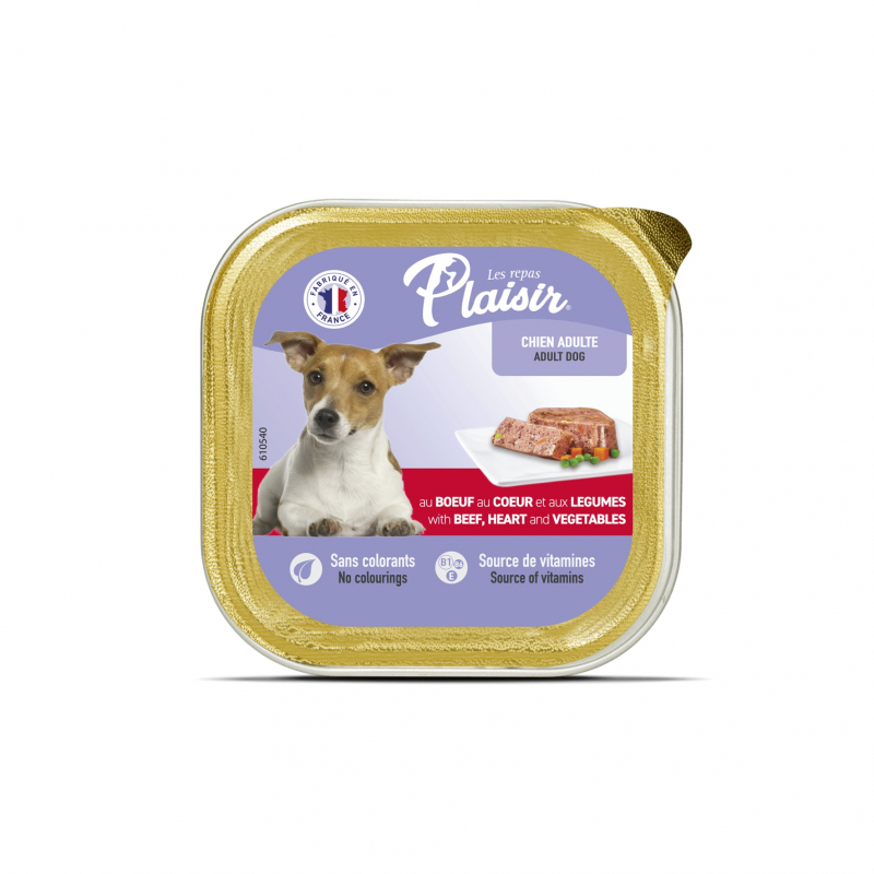 Repas Plaisir Terrine pour chien adulte 150 g - 3 recettes au choix