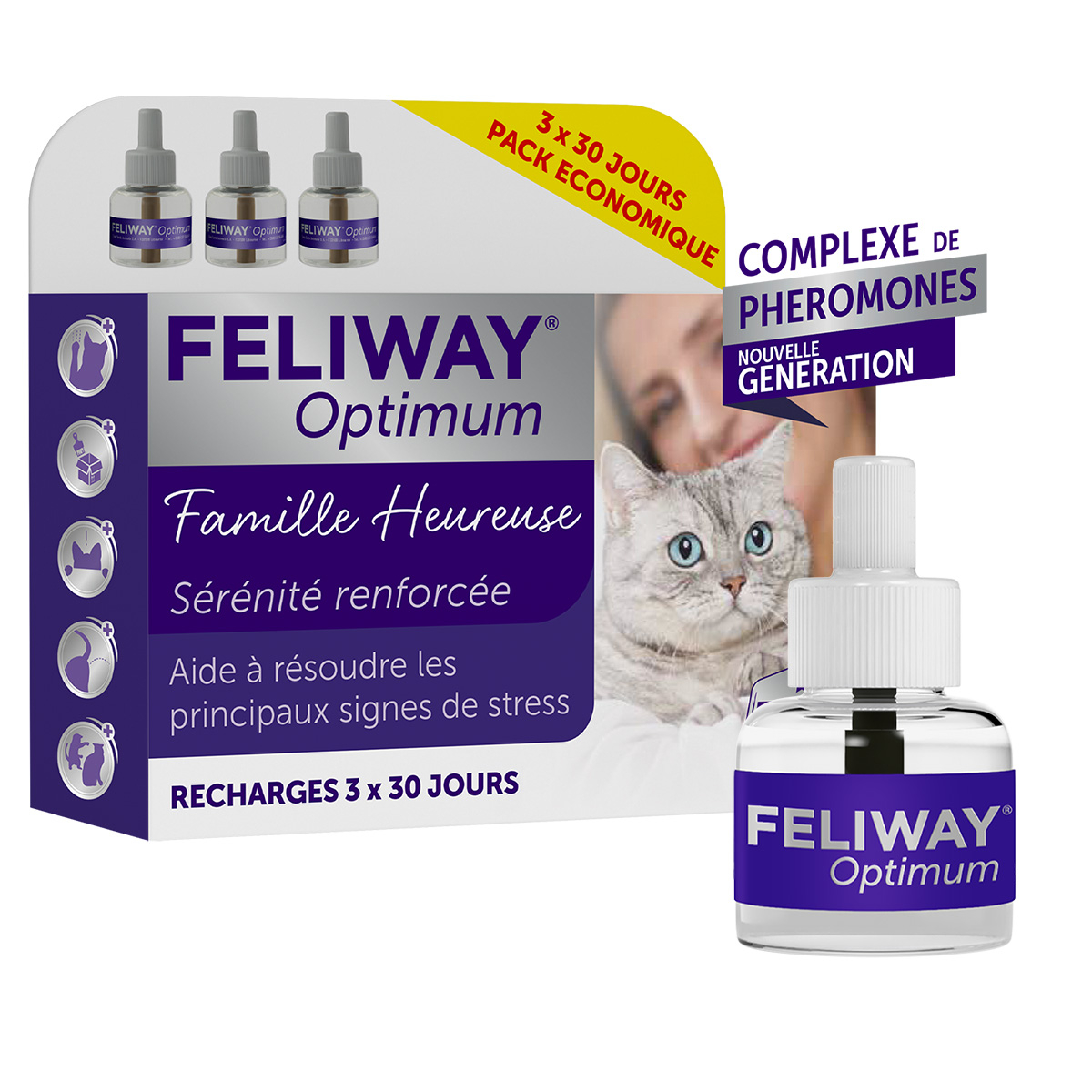 Recharge Feliway Optimum 30 jours
