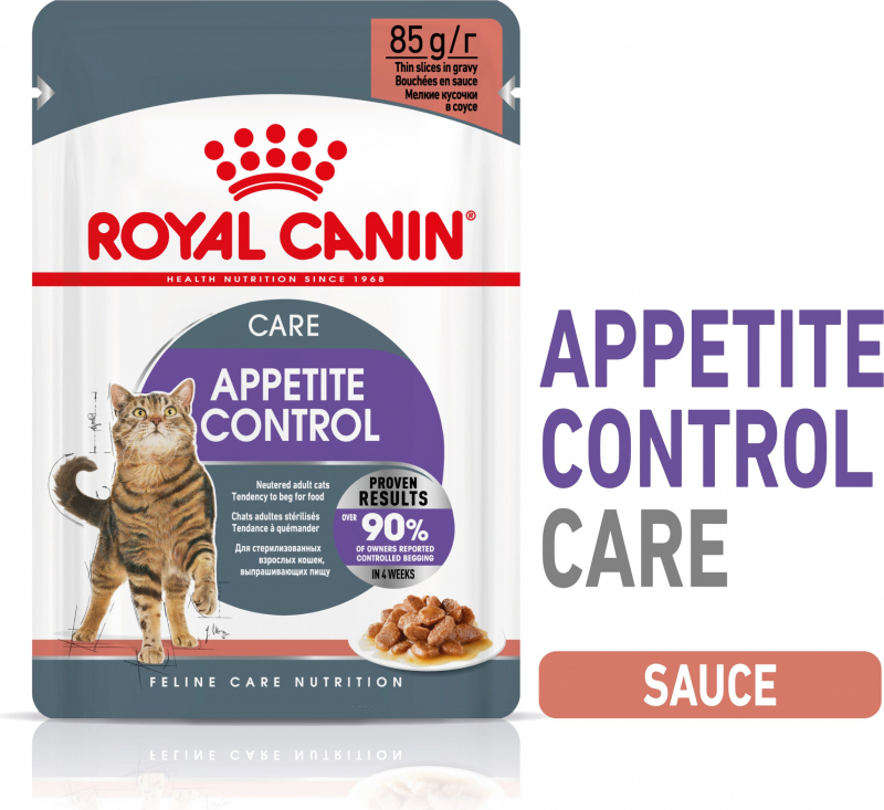 Royal Canin Sachets fraîcheurs Sauce Appetite Control Care pour chat stérilisé