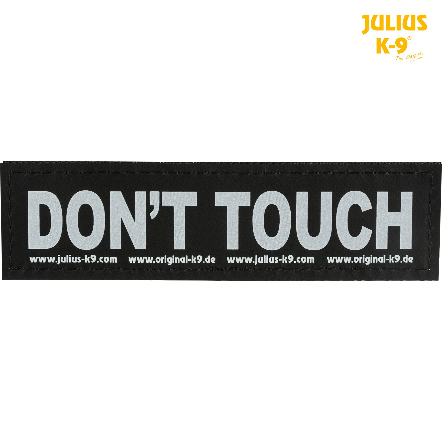 2 velcro stickers DON'T TOUCH Julius-K9®