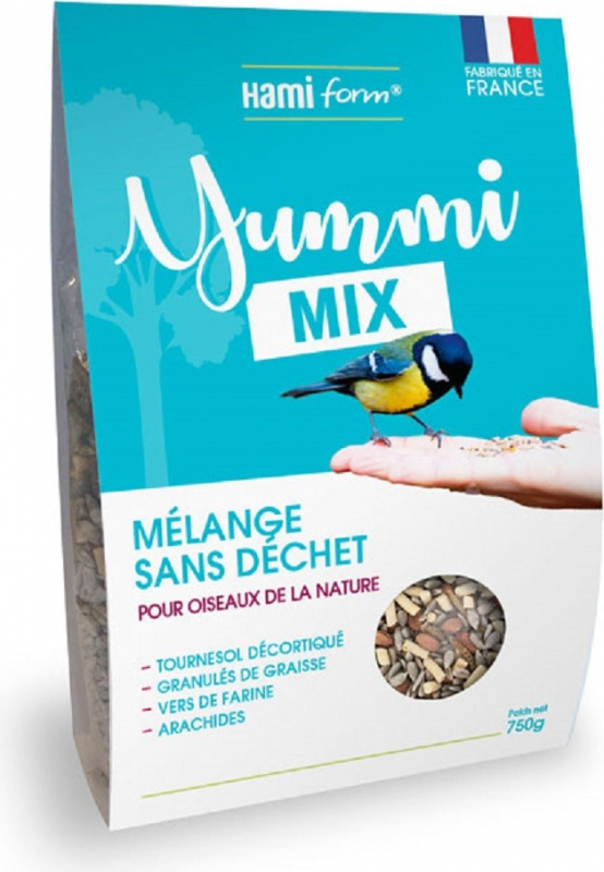 Mix premium avec vers de farine pour oiseaux du jardin