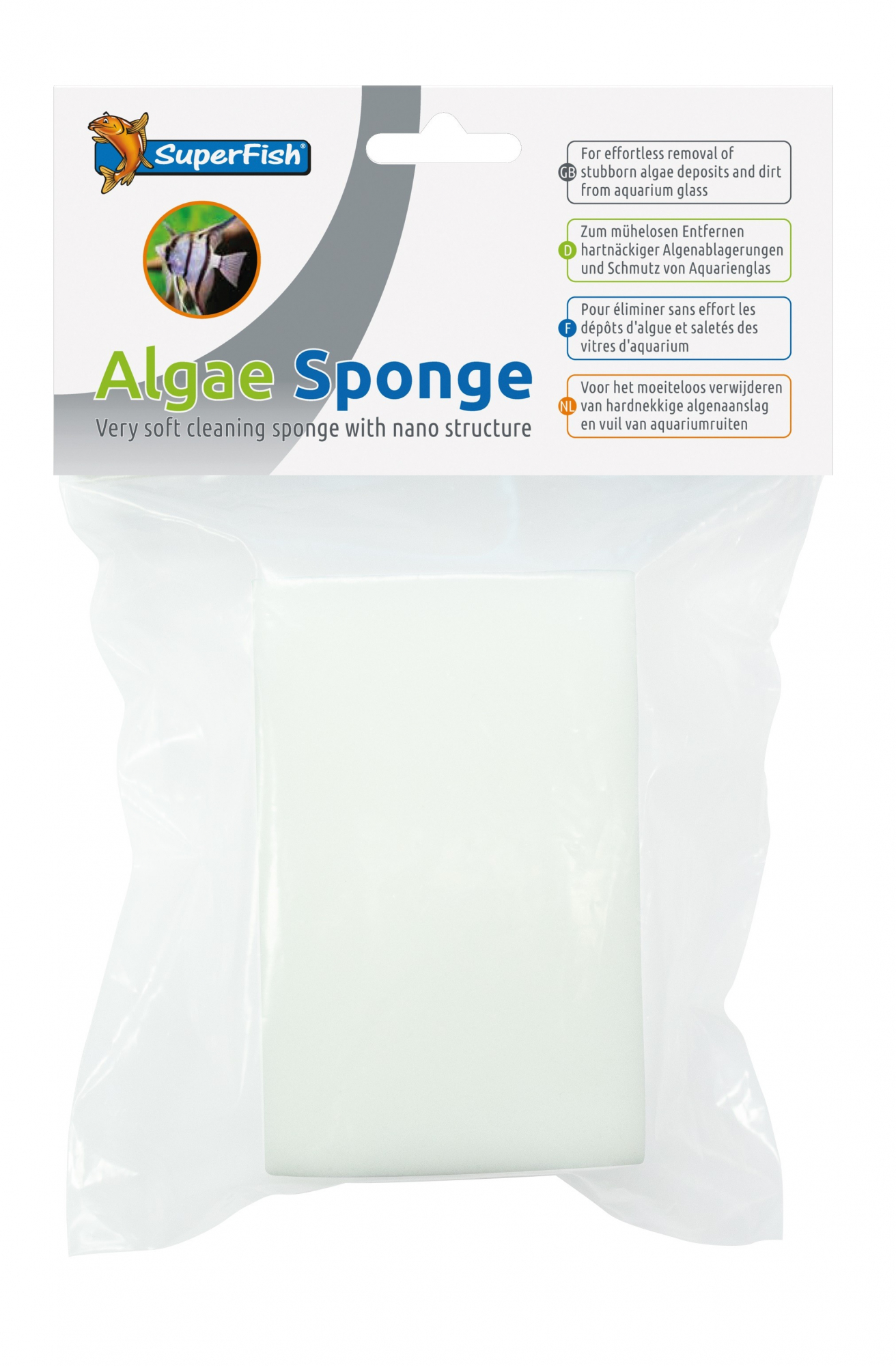SuperFish Algae Sponge - éponge de nettoyage