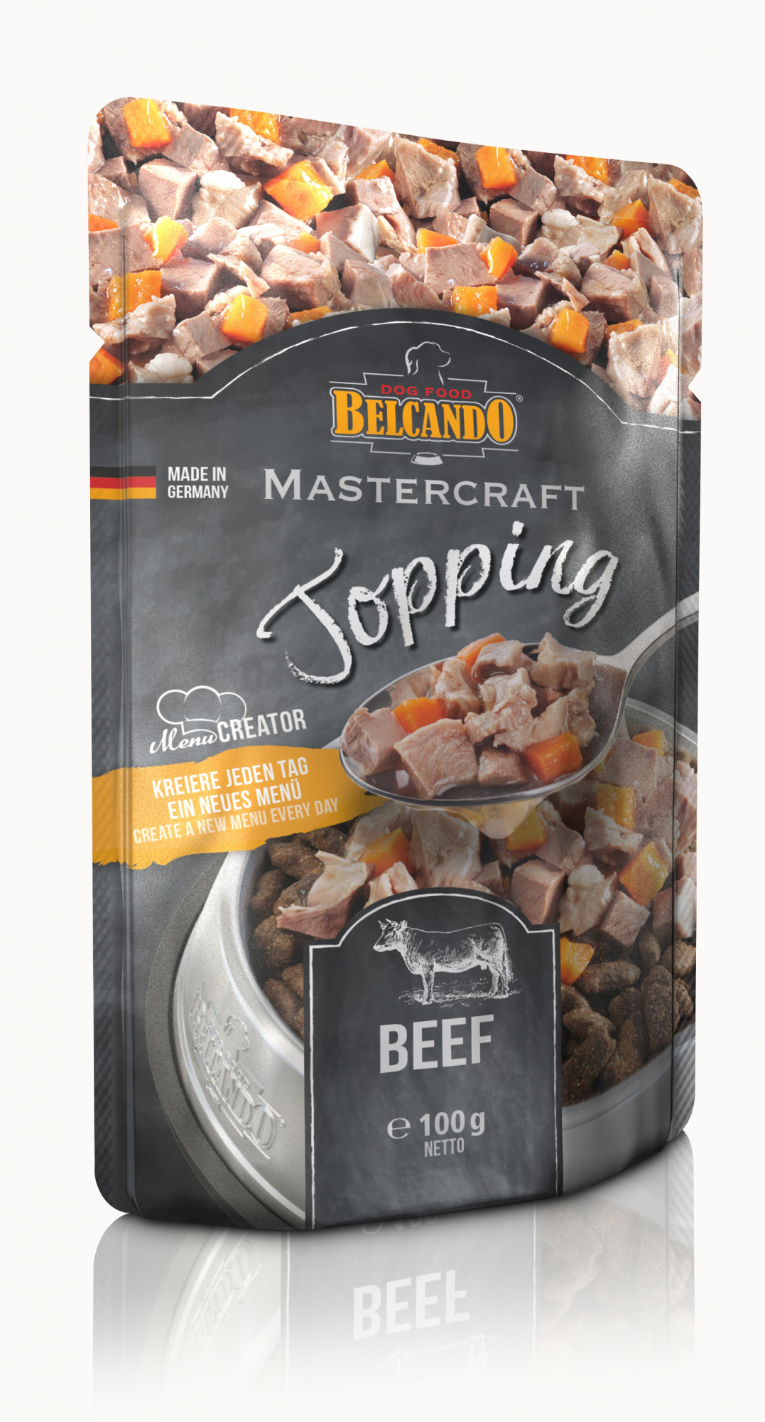 Belcando Mastercraft Topping com carne de bovino para cão