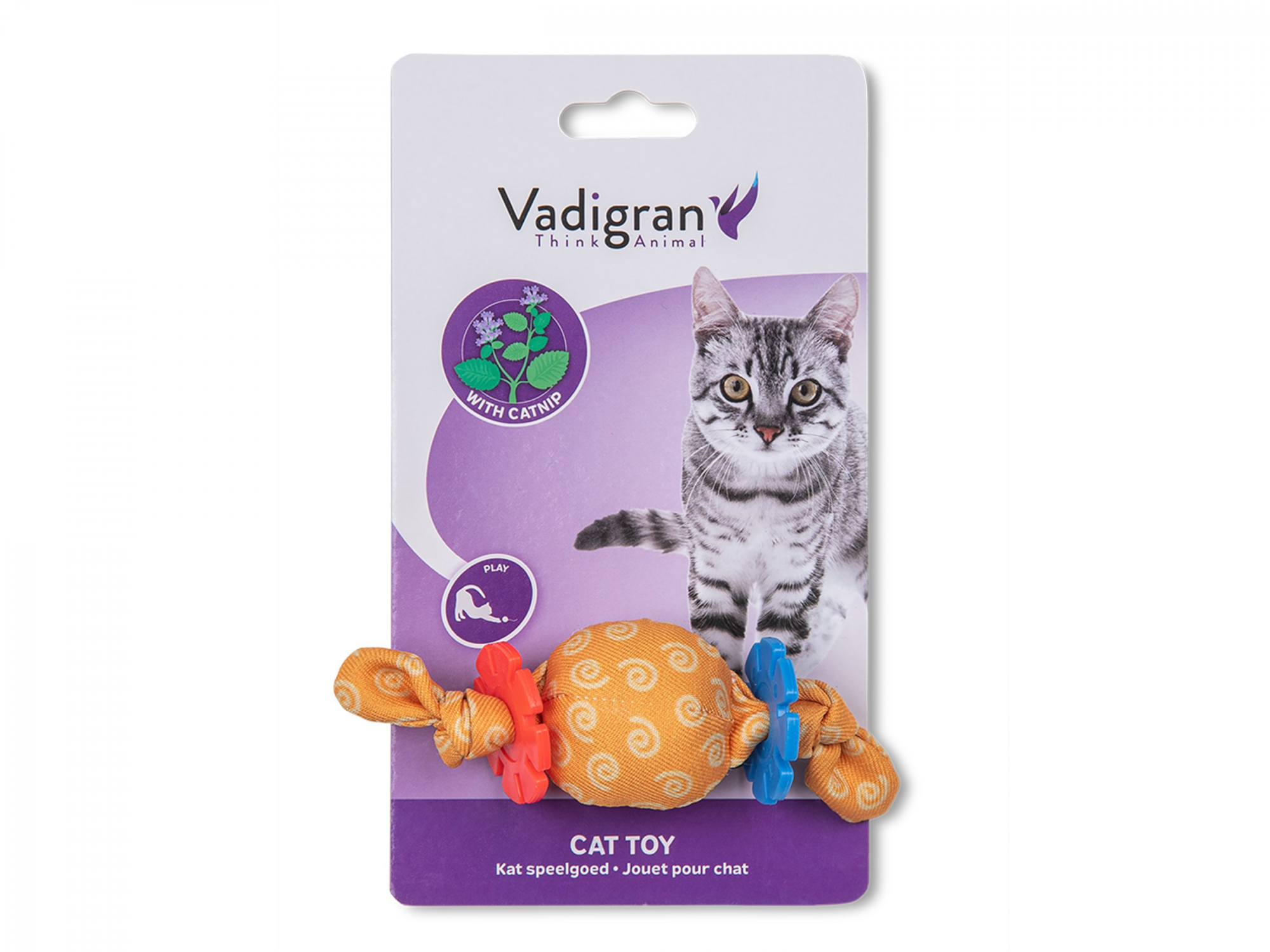 Brinquedo de gato Vadigran bola de anel