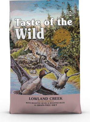 TASTE OF THE WILD Lowland Creek à la Caille et au Canard Sans Céréales pour chat et chaton