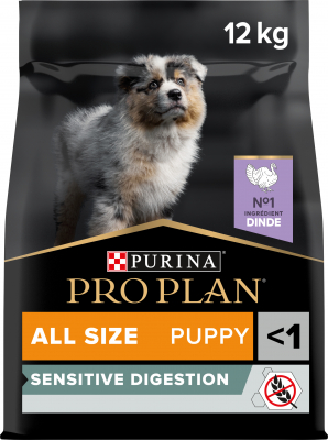 PRO PLAN Medium & Large Adult OptiDigest Puppy, met kalkoen
