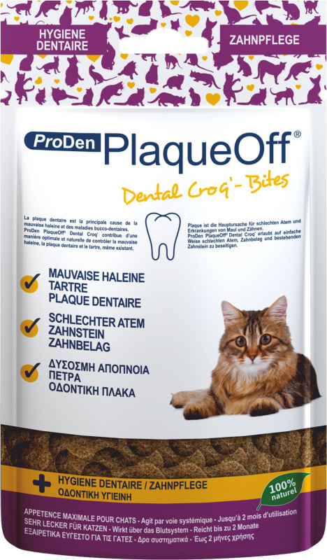 PlaqueOff ProDen Dental Croq' Small para gato