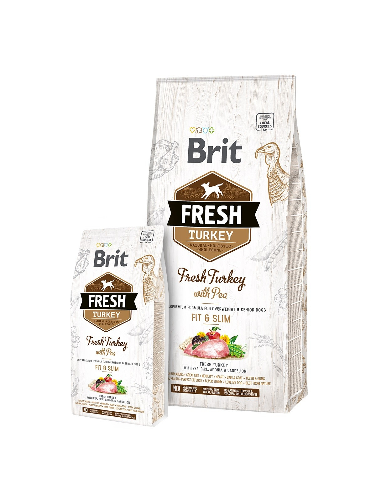 Brit Fresh Fit & Slim Fresh turkey with pea