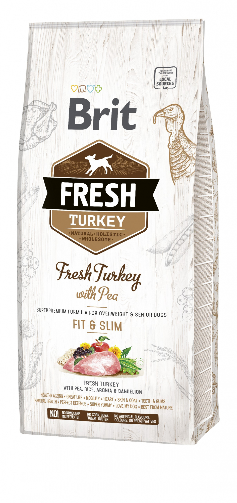 Brit Fresh Fit & Slim Fresh turkey with pea