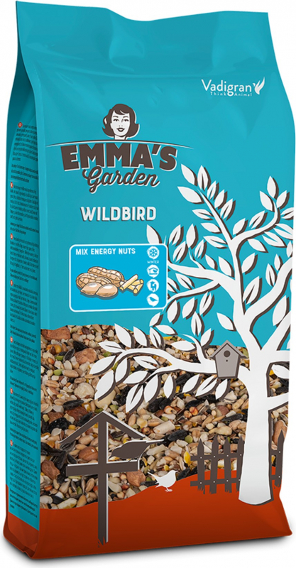 Mélange oiseau du ciel Emma's Garden Mix Energy Nuts - Plusieurs conditionnements disponibles