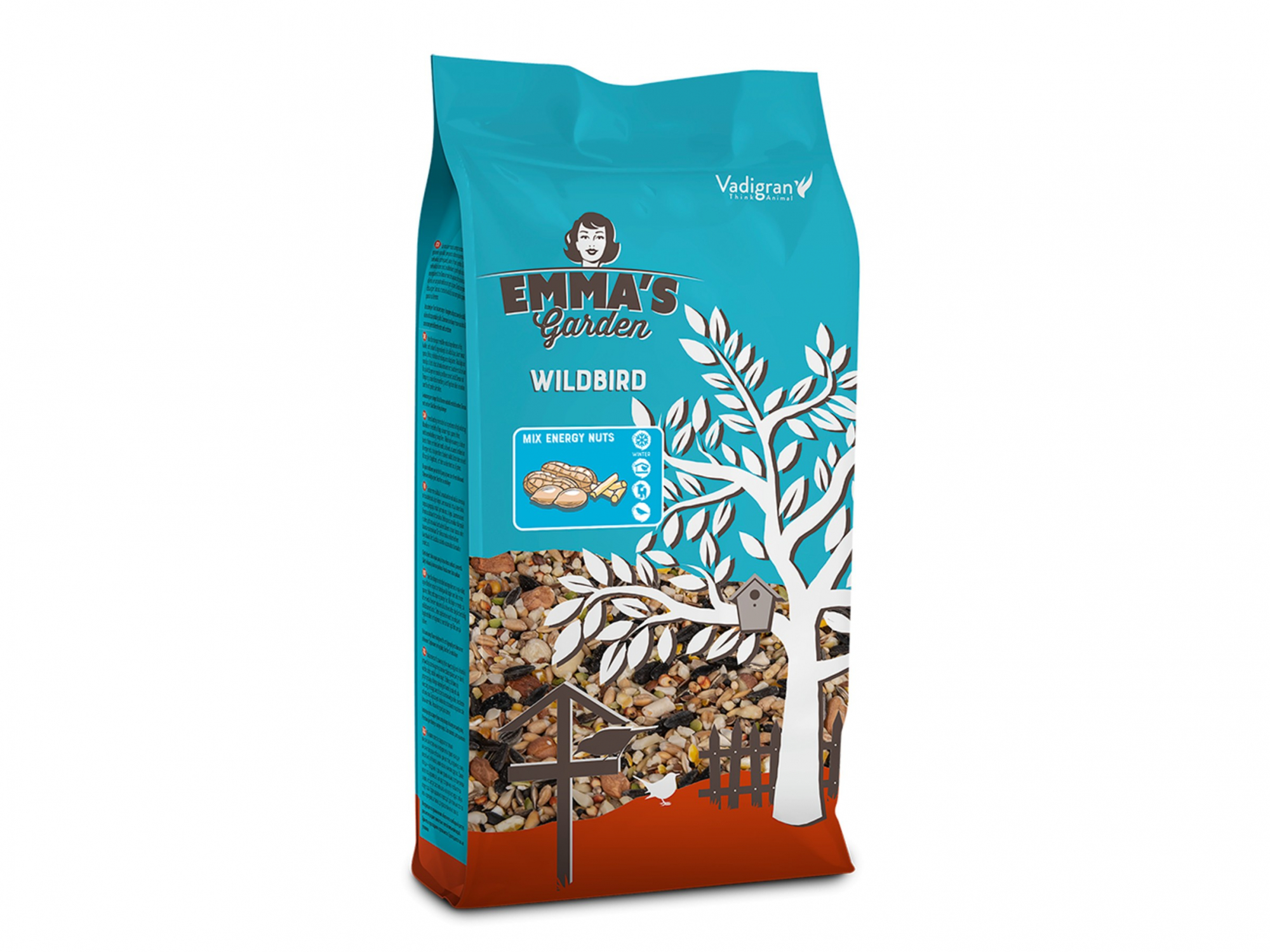 Emmas Garden Mix Energy Nuts Wildvögelmix - Verschiedene Packungsgrößen erhältlich