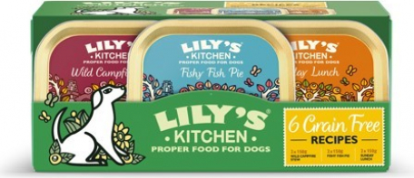 LILY'S KITCHEN Grain Free Pack de patês sem cereais para cão