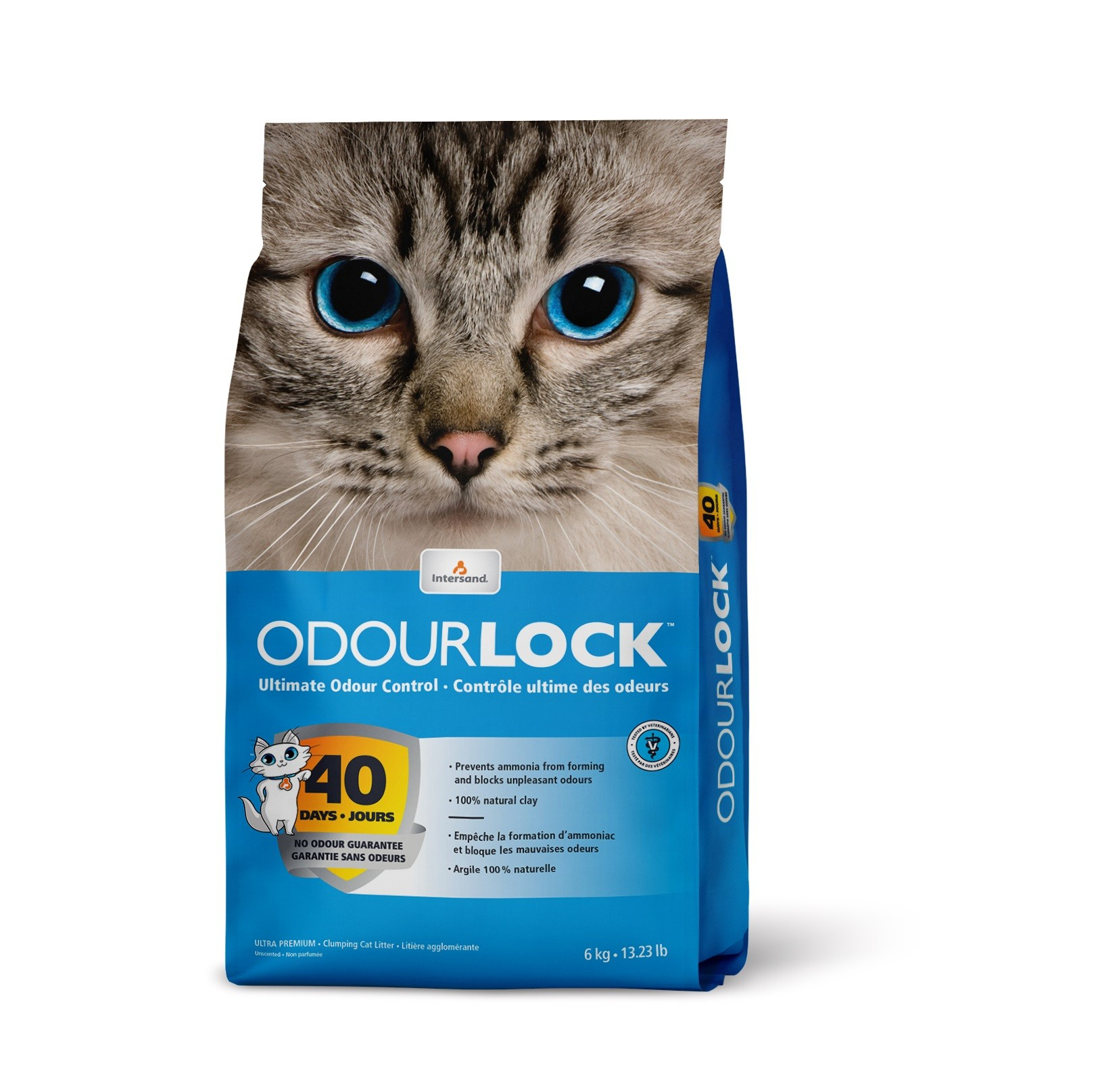 Lettiera odour lock non profumata per gatti