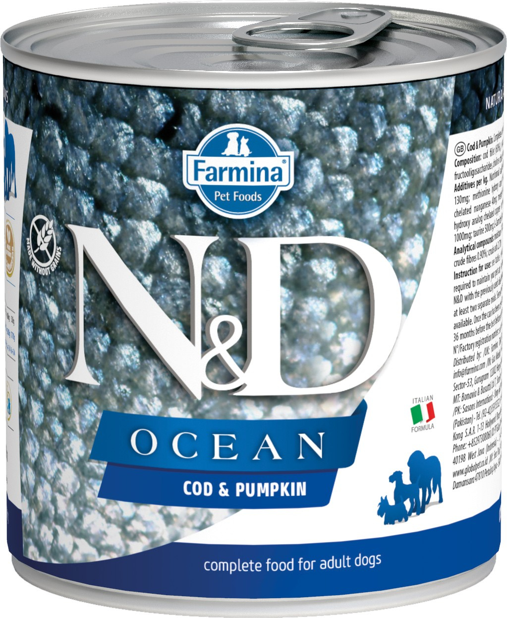 FARMINA N&D Ocean Merluzzo e Zucca per cani