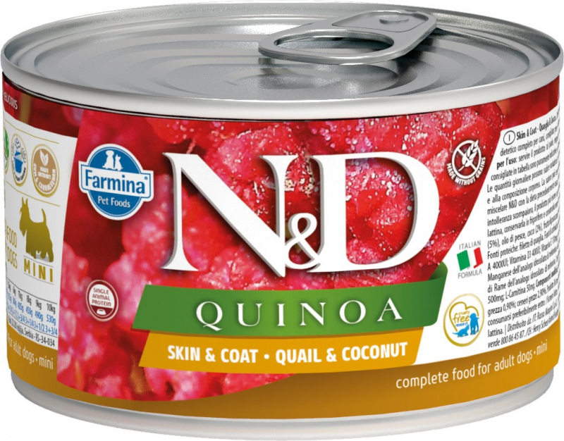 FARMINA N&D Quinoa kwartel & kokosnoot