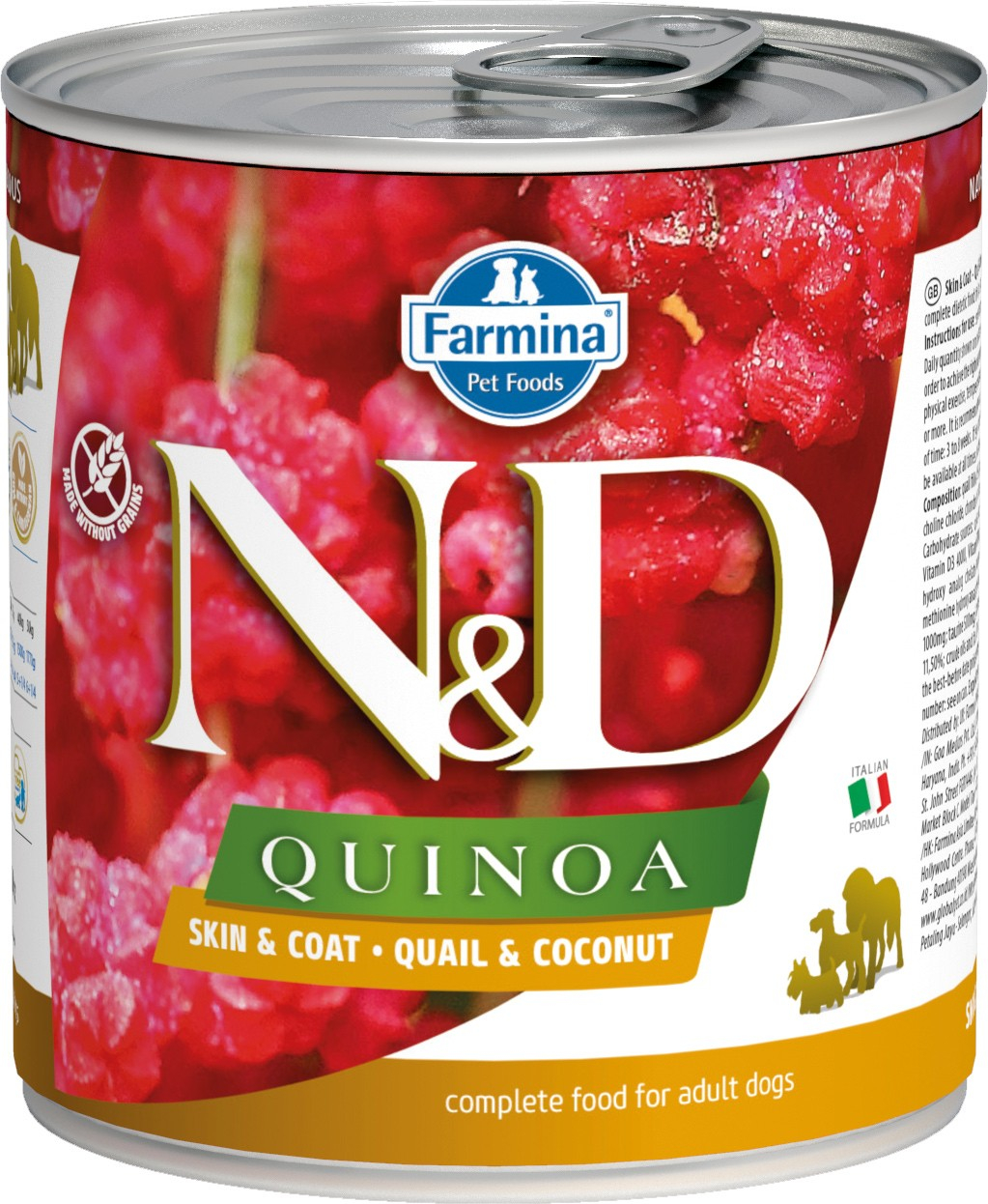FARMINA N&D Quinoa Caille & Noix de coco pour chien