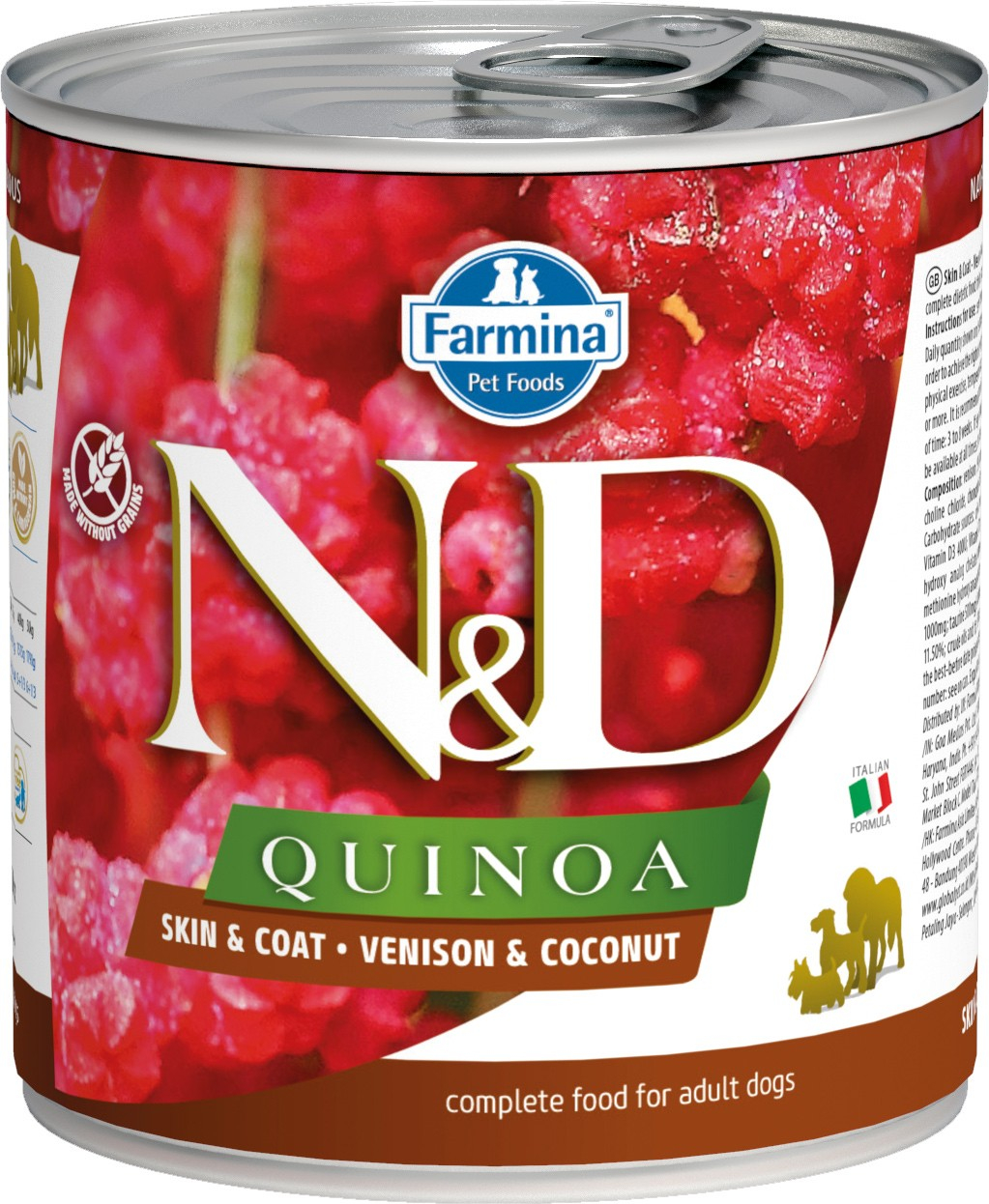 FARMINA N&D Quinoa Cerf & Noix de coco pour chien 