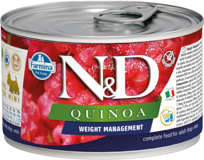 FARMINA N&D Quinoa Weight Management para cão