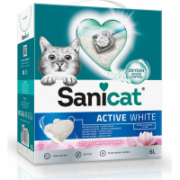 Sanicat Active White Lotus arena aglomerante para gatos