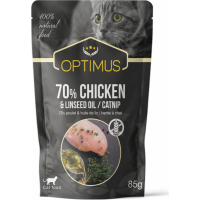 OPTIMUS Comida húmeda para gatos - 4 recetas a elegir