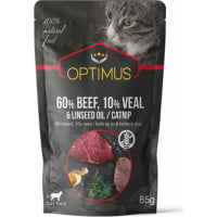 OPTIMUS Comida húmeda para gatos - 4 recetas a elegir