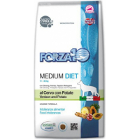 FORZA10 Diet Medium Diet au Cerf avec Pommes de Terre pour chien adulte