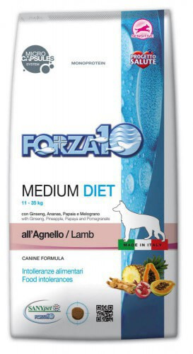 FORZA10 Diet Medium Diet à l'Agneau pour chien adulte