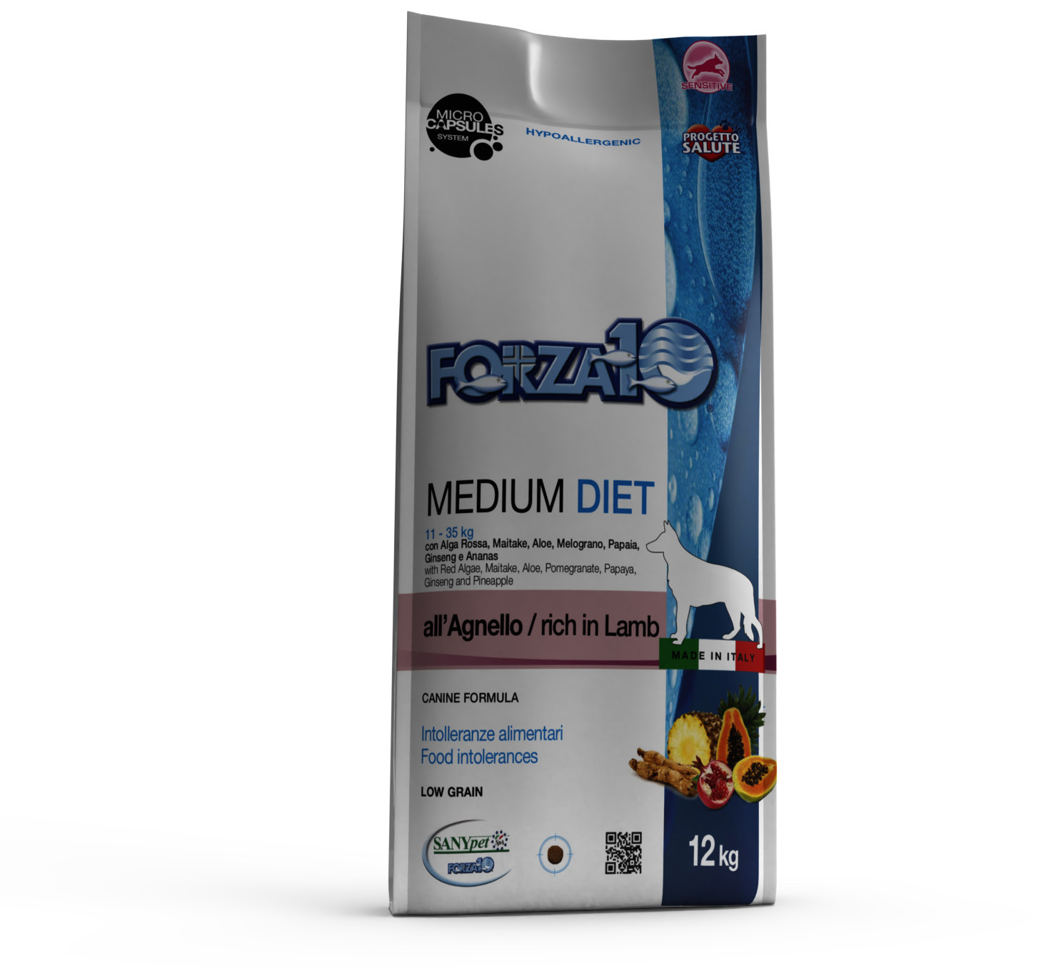 FORZA10 Diet Medium Diet mit Lamm für erwachsene Hunde