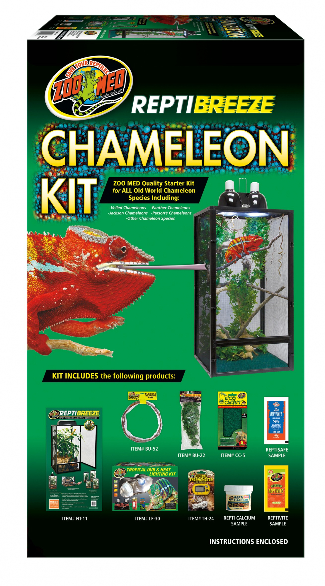 Reptibreeze Chameleon Terrarium Set