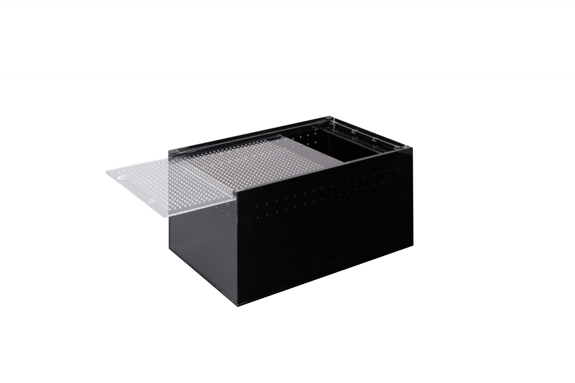 Terrarium Acrylique noir Reptizoo - plusieurs dimensions disponibles