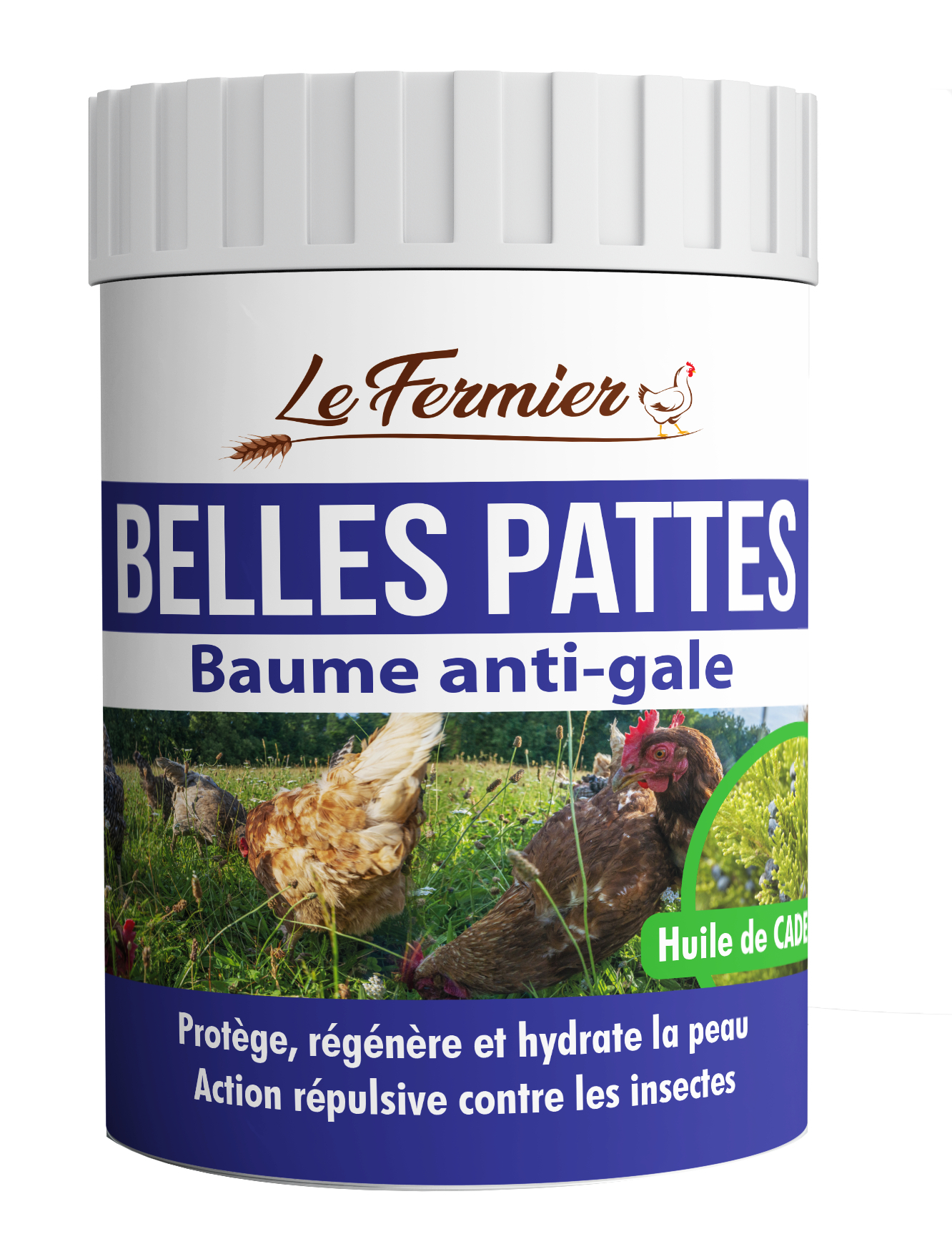 Bálsamo para galinhas Anti-Sarna Belle Pattes da marca Le Fermier