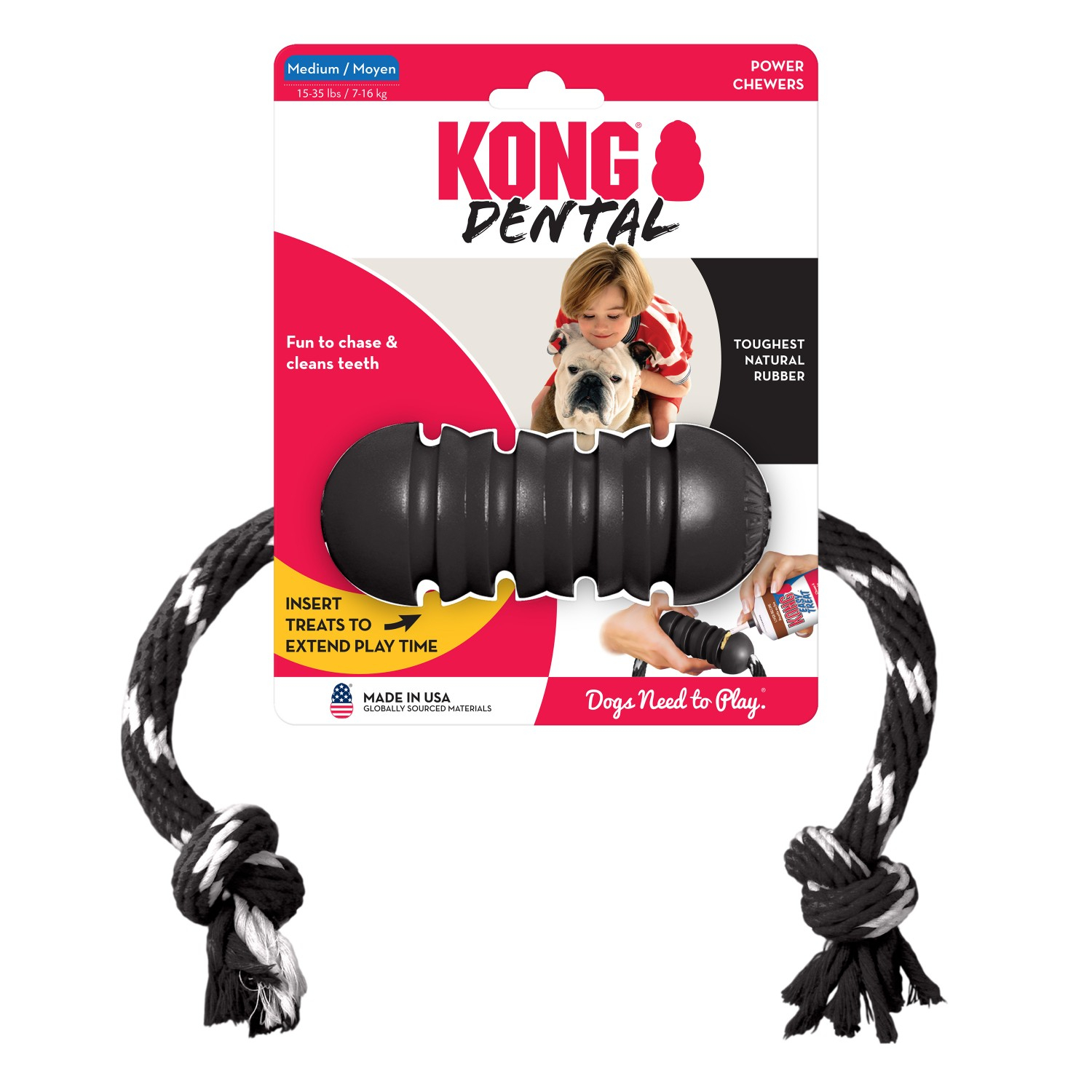 KONG Extreme Dental avec corde