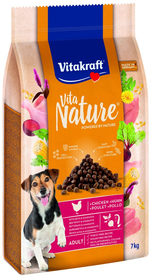 VITAKRAFT Vita Nature Pollo con barbabietola e Amaranto per cane