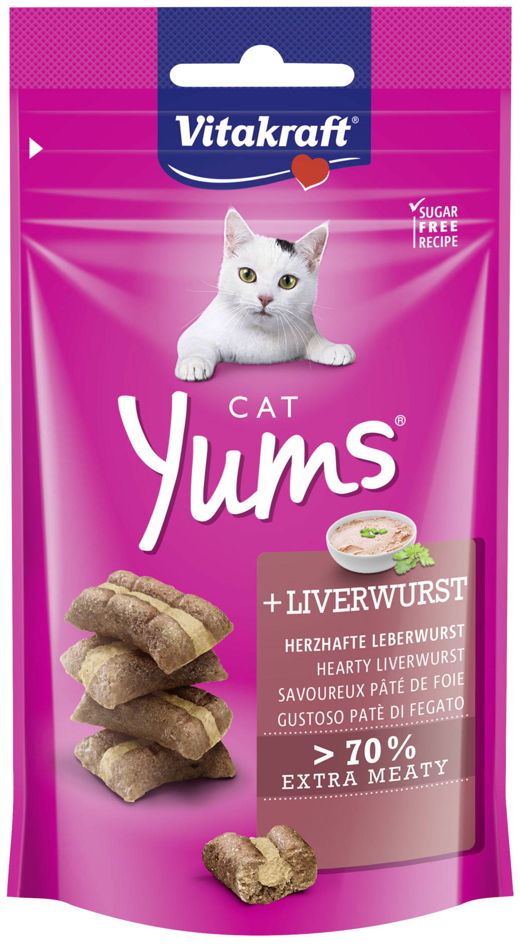 VITAKRAFT Cat Yums - Leckerli für Katzen - verschiedene Geschmacksrichtungen