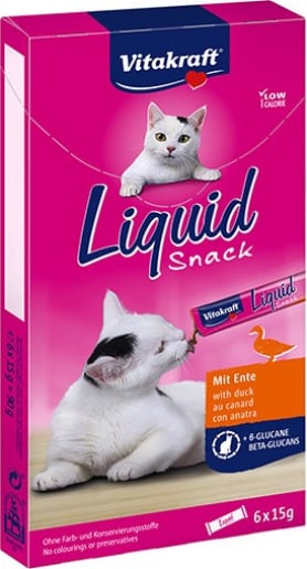 Liquid Snack Vitakraft pour chat - plusieurs saveurs disponibles