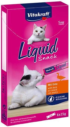 Liquid Snack Vitakraft para gatos - vários sabores disponíveis