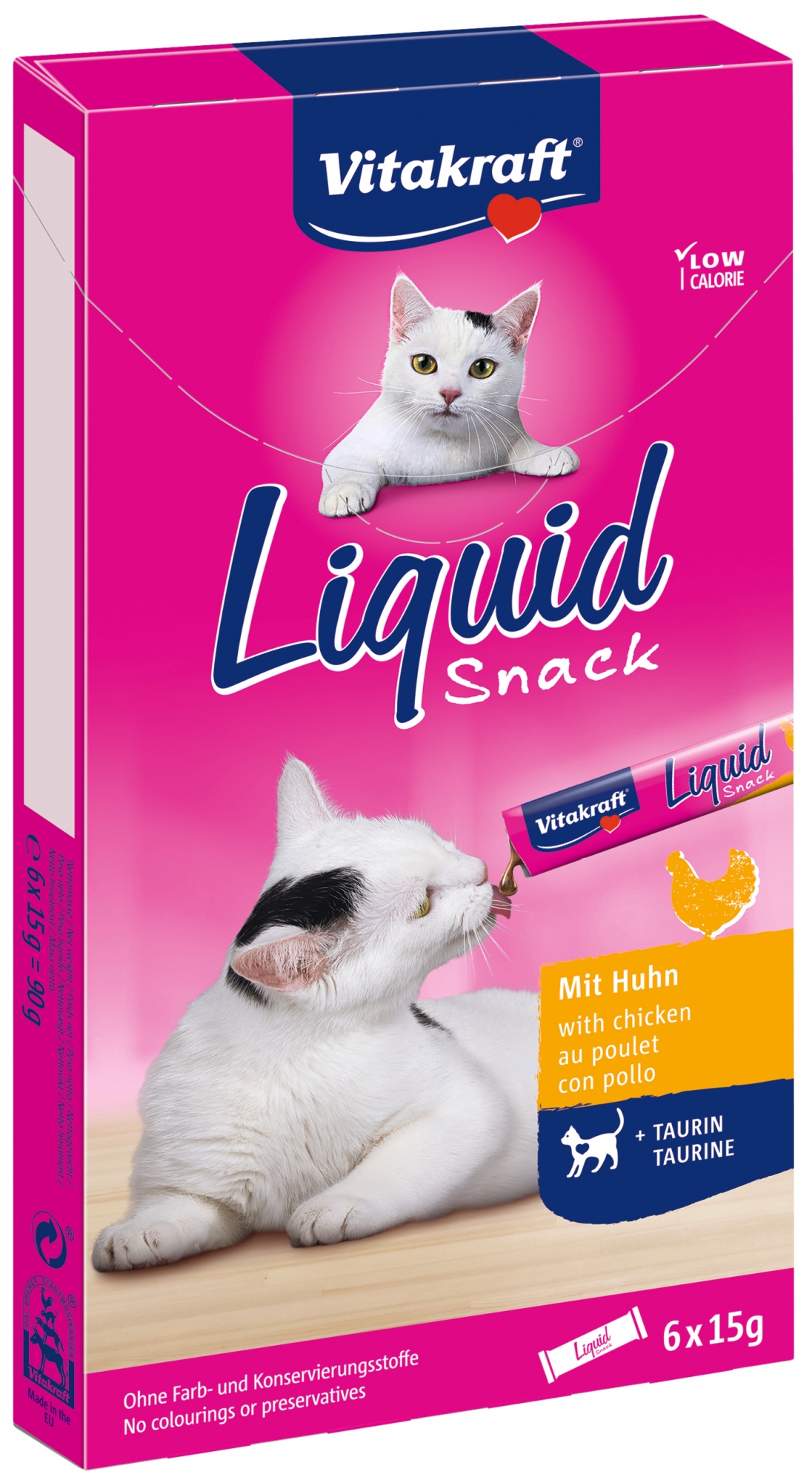 Vitakraft Liquid Snack Katzenleckerli - verschiedene Geschmacksrichtungen
