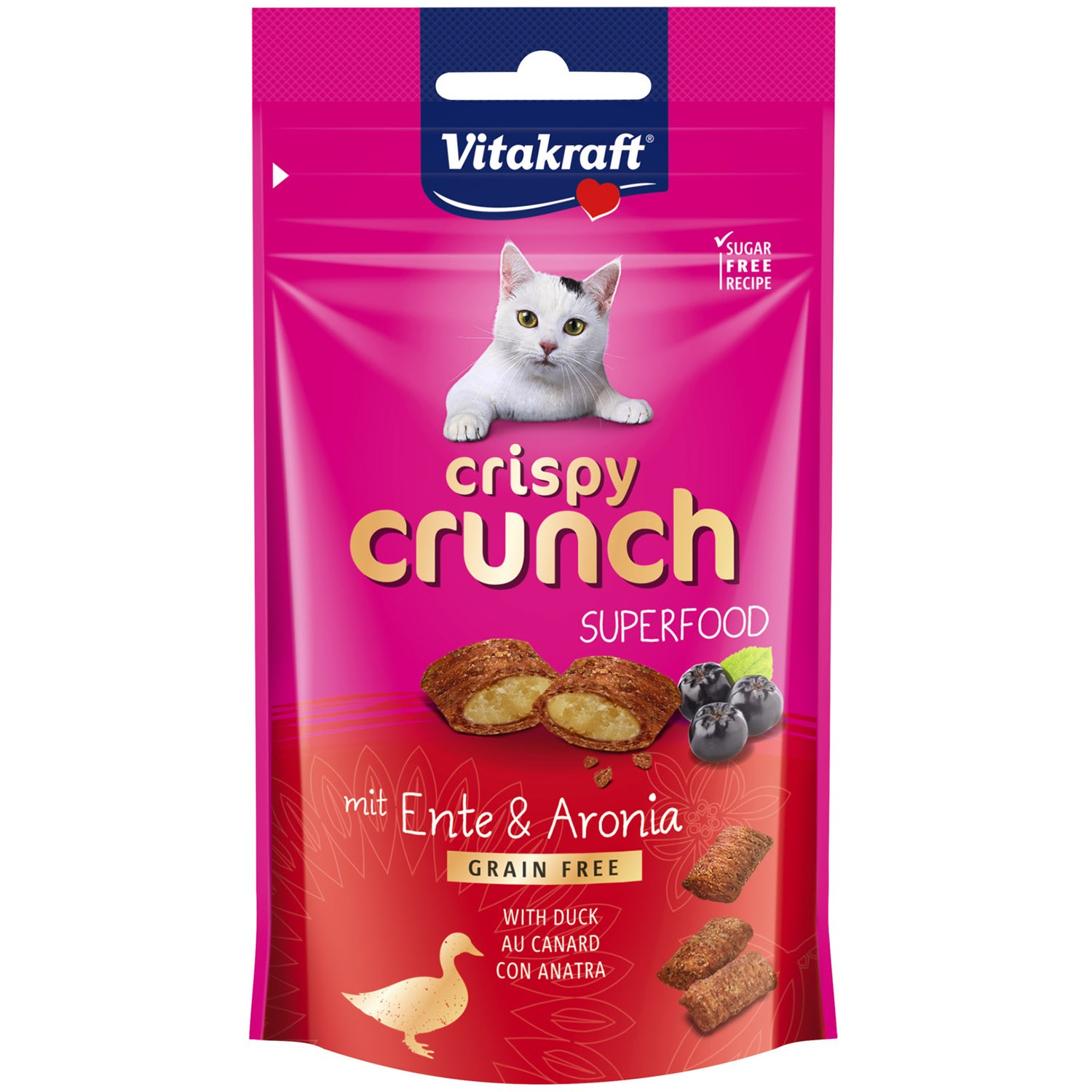 VITAKRAFT Crispy Crunch Snacks para gatos - varios sabores disponibles