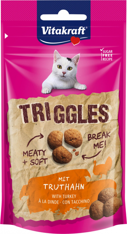 VITAKRAFT Triggles - Friandise pour chat - plusieurs saveurs disponibles