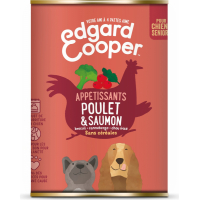 Edgard & Cooper Boîte Pâtée Poulet et Saumon frais pour Chien Senior