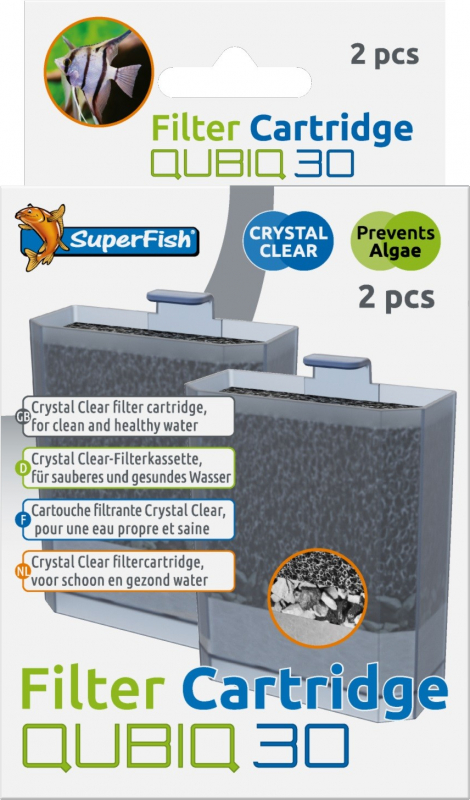 Cartouche Crystal Clear pour Aquarium Qubic