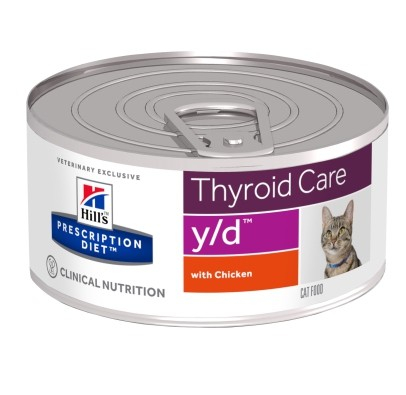 Hill's Prescription Diet y/d lata de pollo para gato