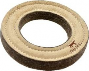 Brinquedo Tall Tails anel de couro natural e lã
