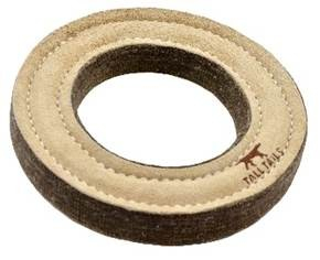 Giocattolo Tall Tails anello fatto di pelle naturale e lana